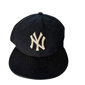 New York Yankees Baseball Cap Men’s Hat 7 1/4 Cotton 59Fifty Official Blue